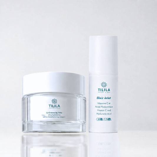 Duo Éclat anti-tâches (Vitamine C, Acide hyaluronique, Vitamine E)
